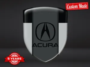 Honda Acura Logo Silicona S Auto Pro Máximo Resistente Edición Estilo